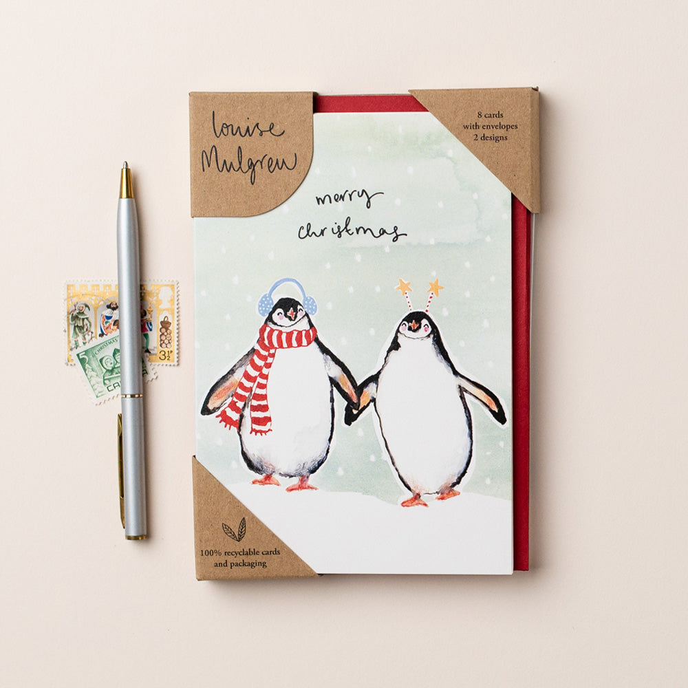 Pheasant and Penguin Christmas Card Pack