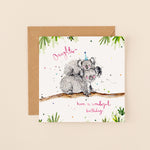 Koalas Daughter Birthday Card