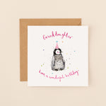 Penguin Granddaughter Birthday Card