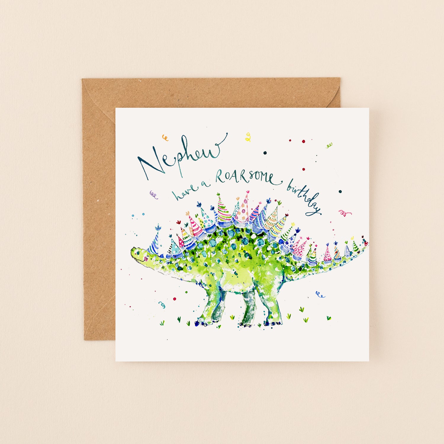 Dinosaur Nephew Birthday Card