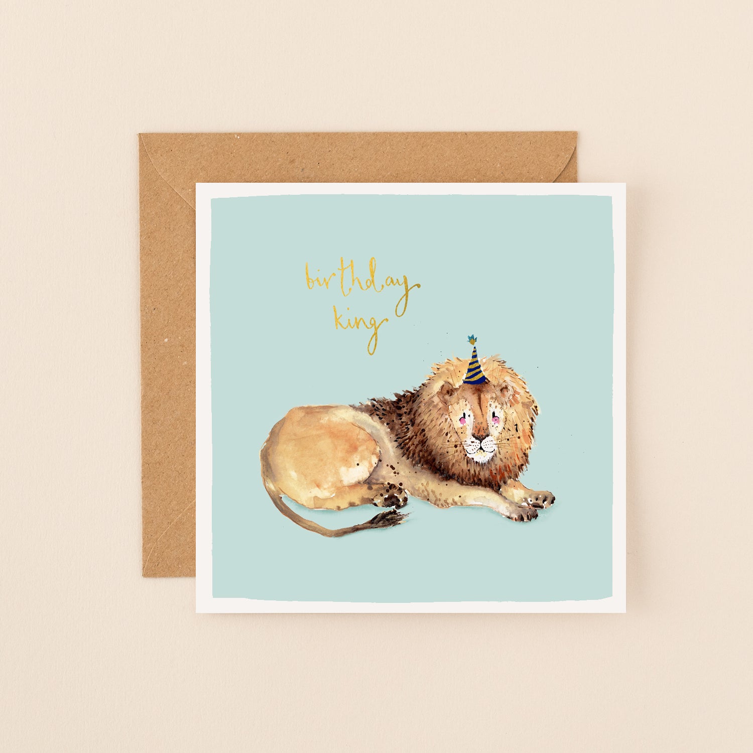 Lion Birthday Boy Birthday Card