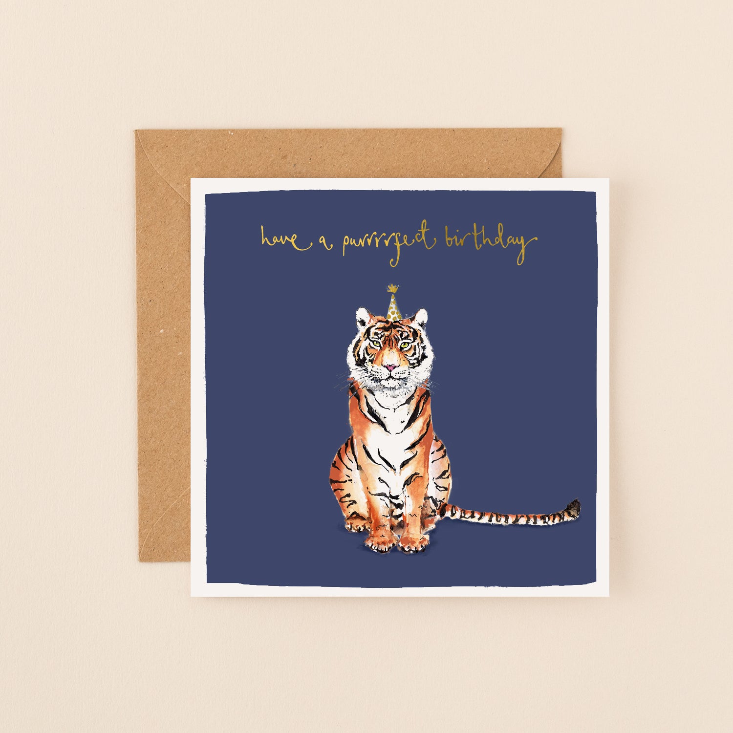 Tiger Birthday Card