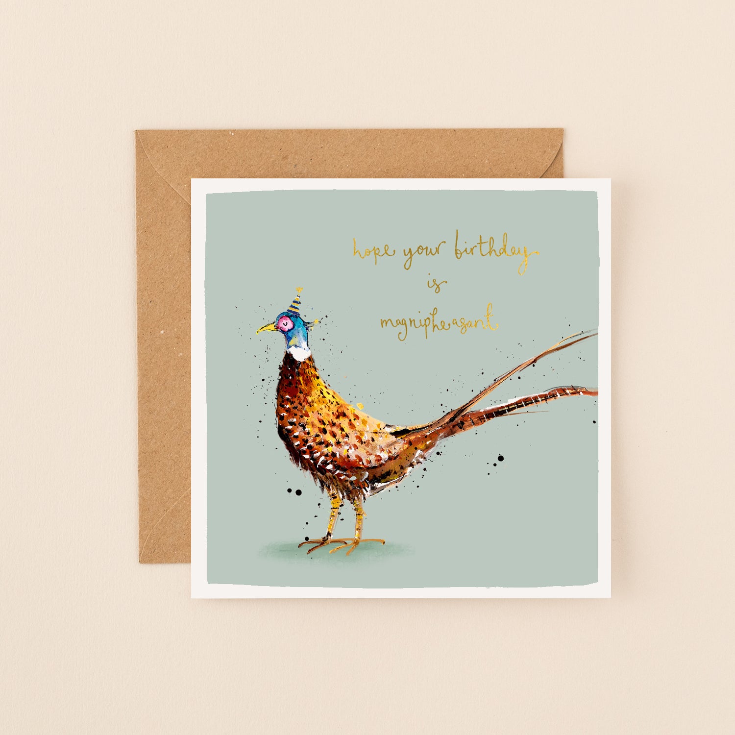 Pheasant Birthday Card