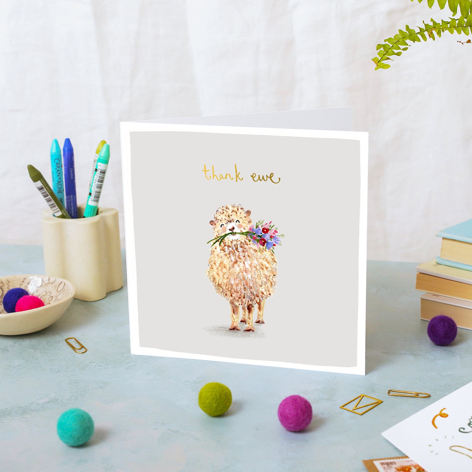 Thank Ewe Thank You Card