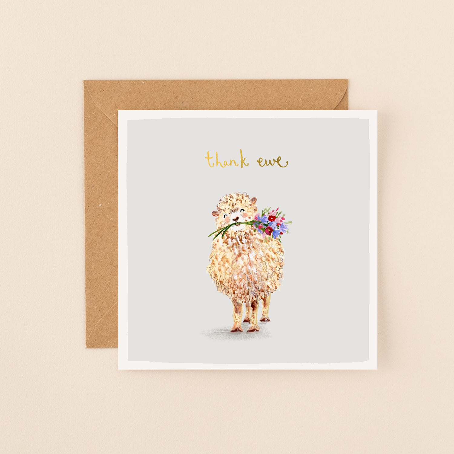 Thank Ewe Thank You Card