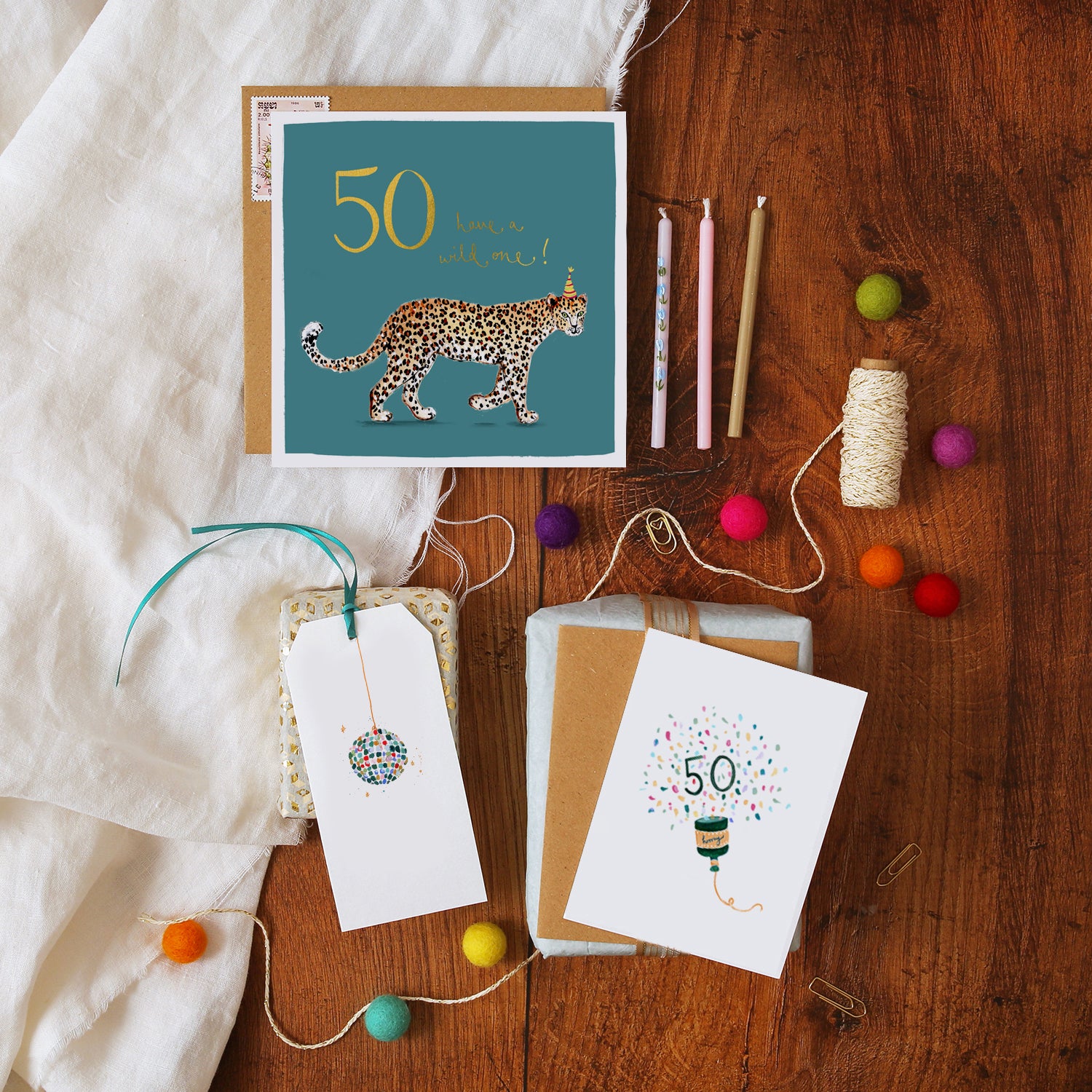 50th Birthday Mini Card
