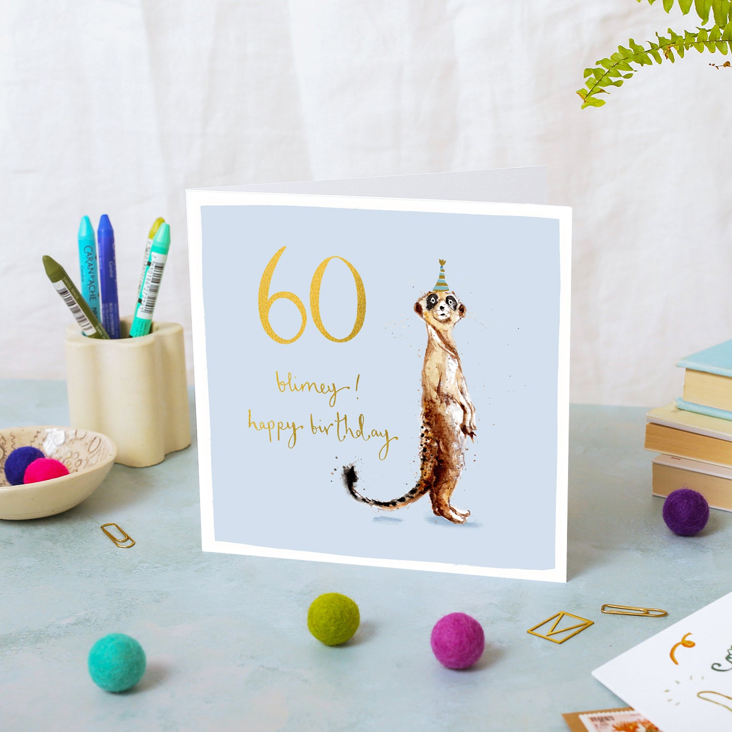 Meerkat 60th Birthday Card