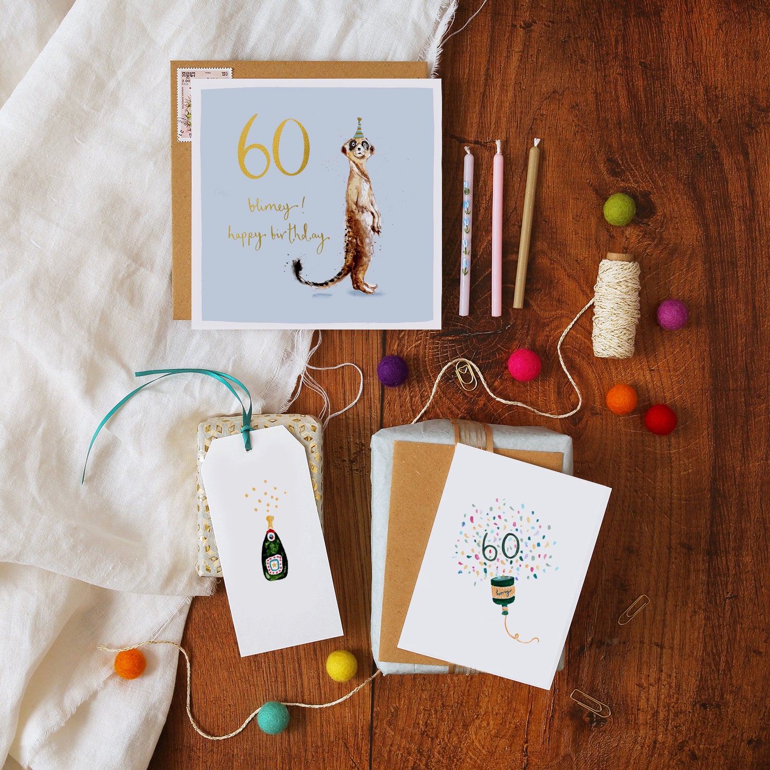 Meerkat 60th Birthday Card