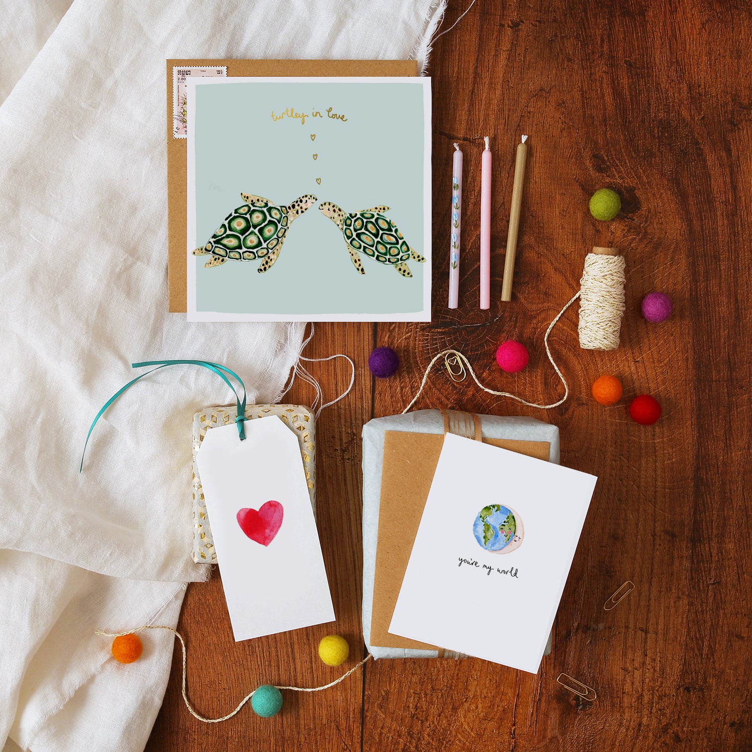 You're My World Mini Card