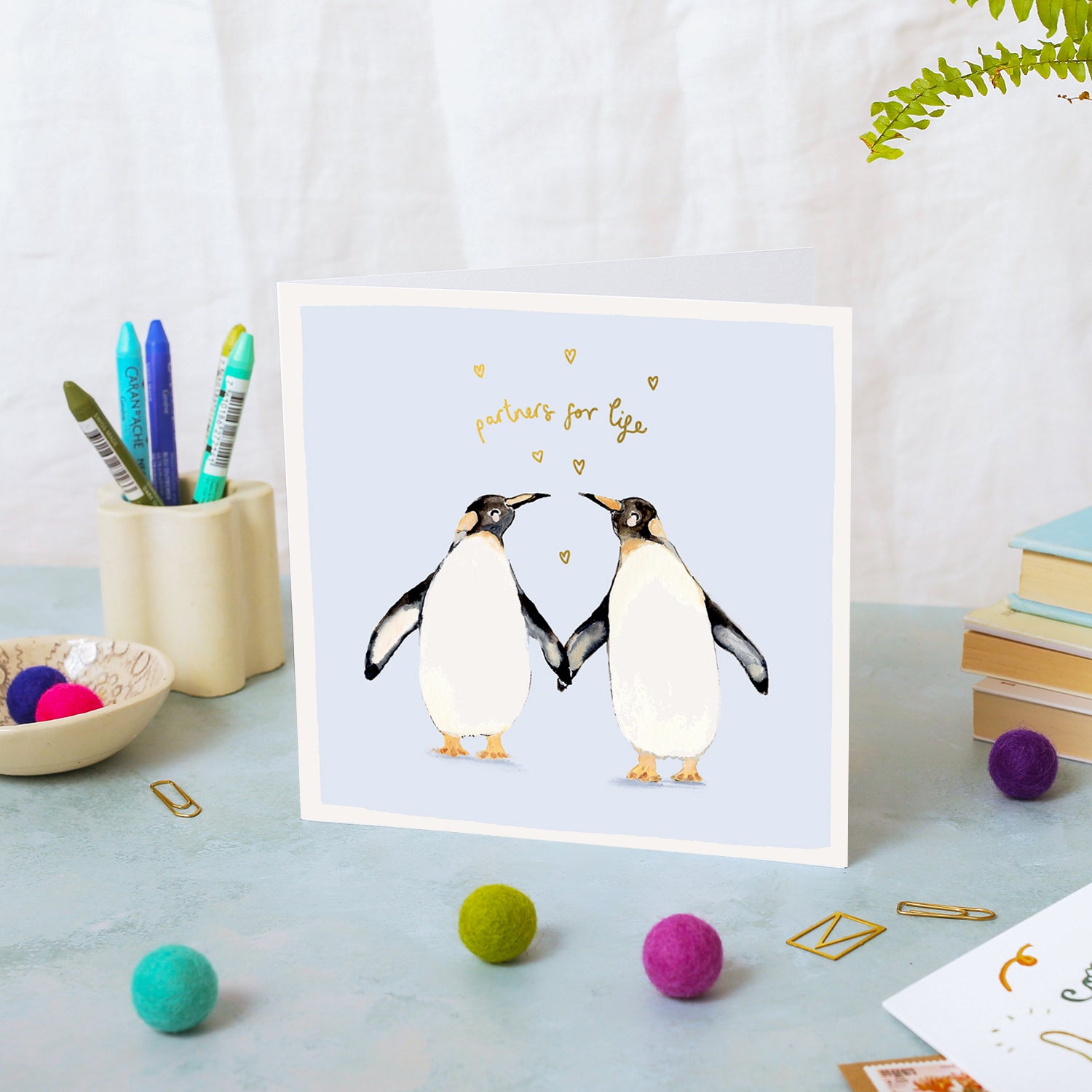 Penguins Partners for Life Card