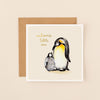 Penguins Welcome Little One New Baby Card