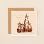 Cheetahs Happy Birthday From Us All Birthday Card