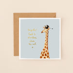 Giraffe Congratulations on your Graduation Card