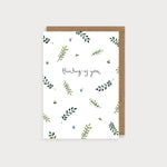 Thinking of You Foliage Sympathy Card
