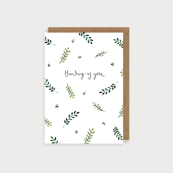 Thinking of You Foliage Sympathy Card