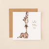 Hello Little One Giraffes Card