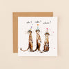 Three Meerkats Birthday Card