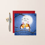 Robins One I Love Christmas Card