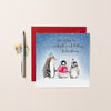 Penguins Merry Christmas Grandchildren Card