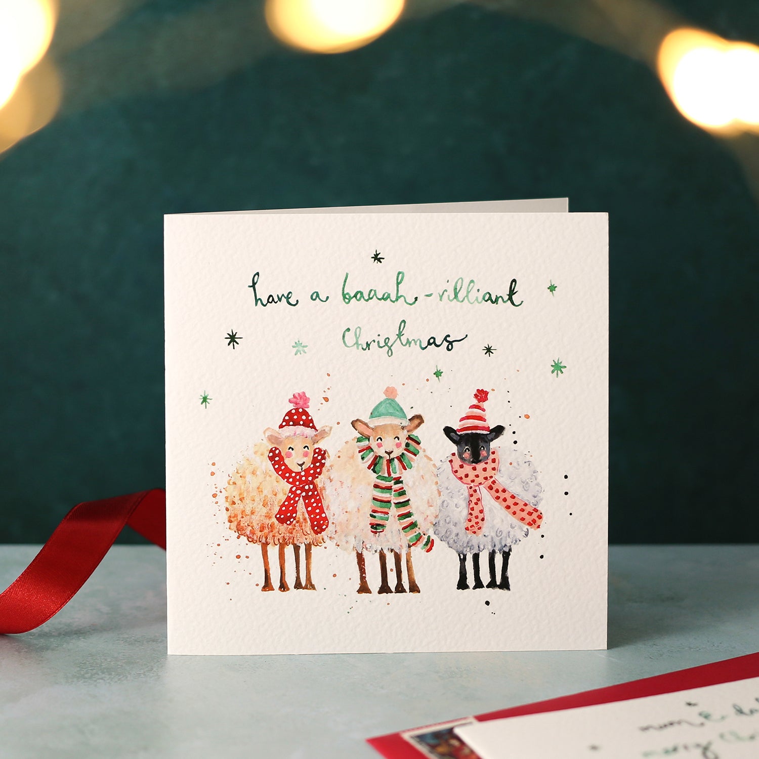 Baaah-rilliant Christmas Sheep Christmas Card