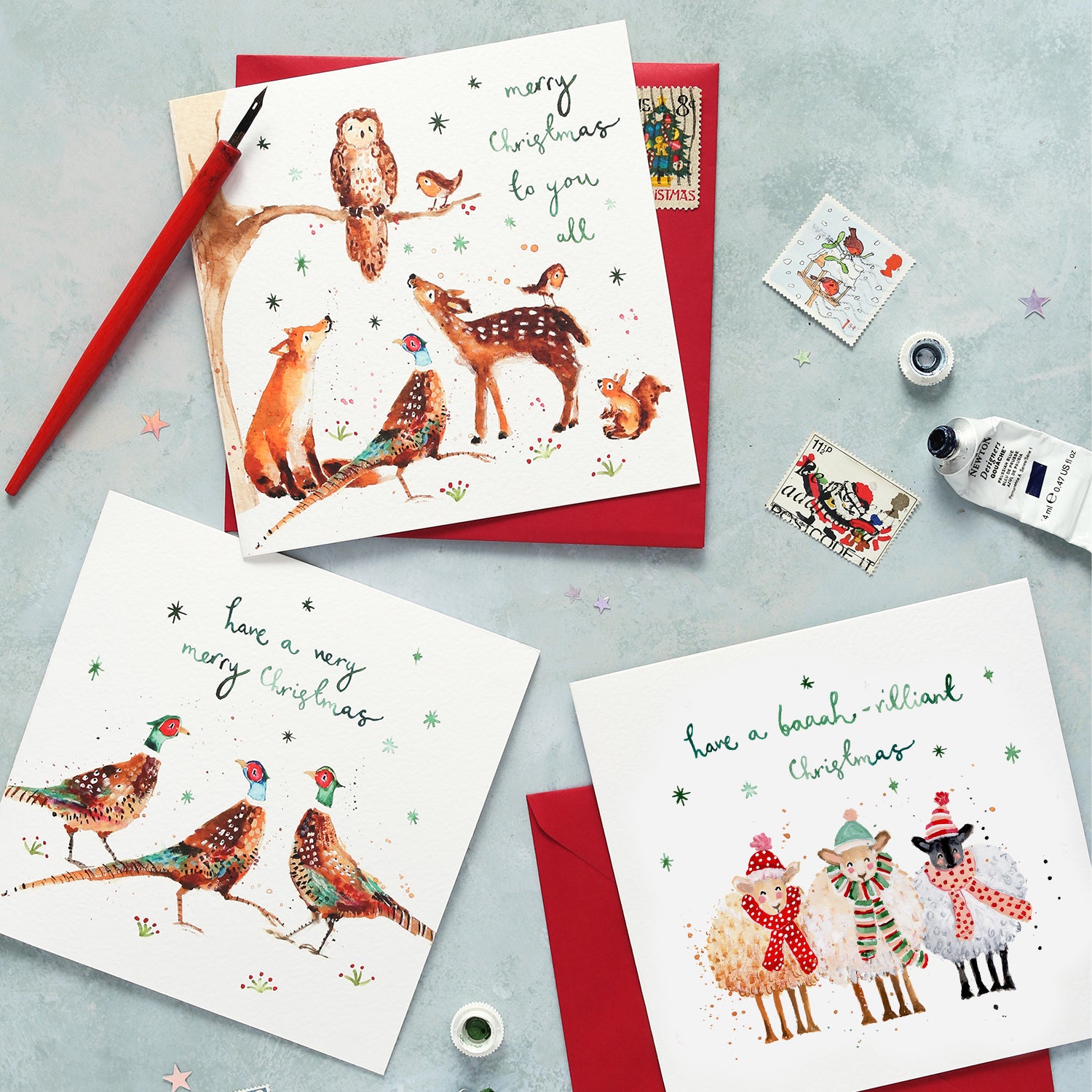 Baaah-rilliant Christmas Sheep Christmas Card