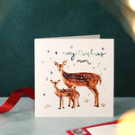 Deers Merry Christmas Card for Mum