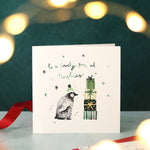 Penguin Lovely Son Christmas Card