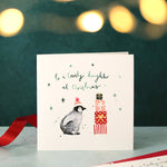 Penguin Lovely Daughter Christmas Card