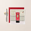 Post Box Lots of Love Christmas Card