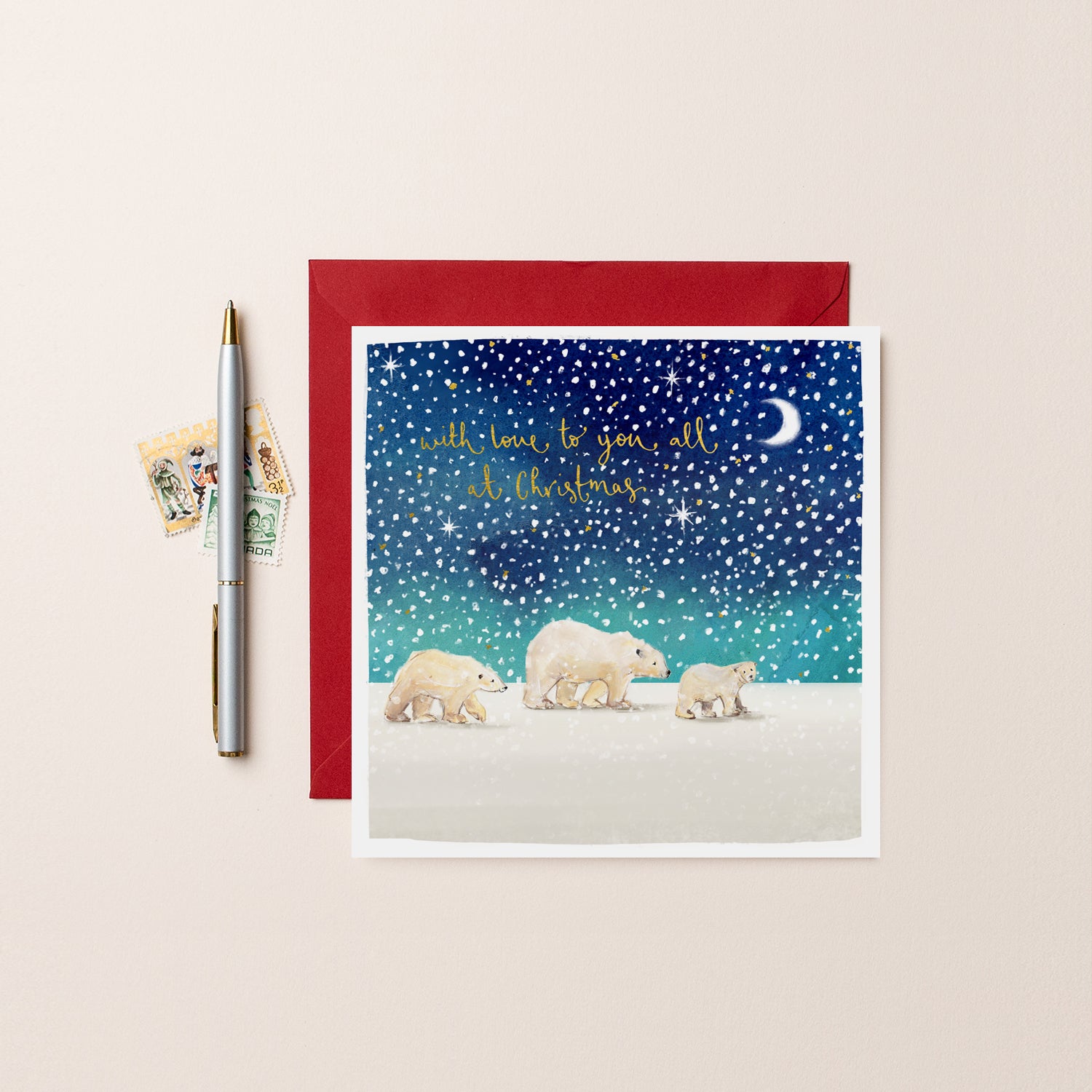 Polar Bears To You All Christmas Card