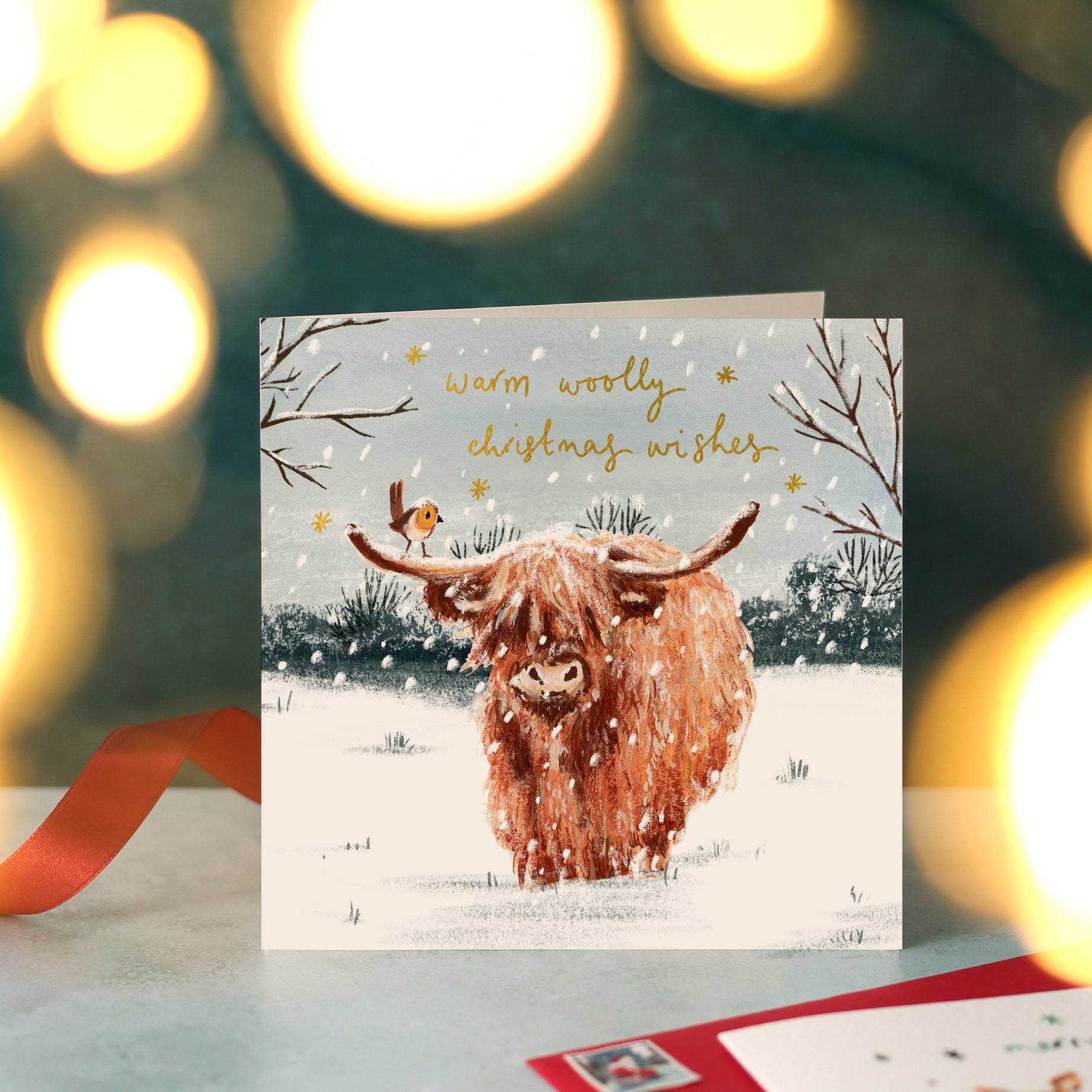 Woolly Wishes Christmas Card