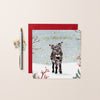 Donkey Merry Little Christmas Card