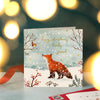 Fox Lovely Friend Happy Christmas Card