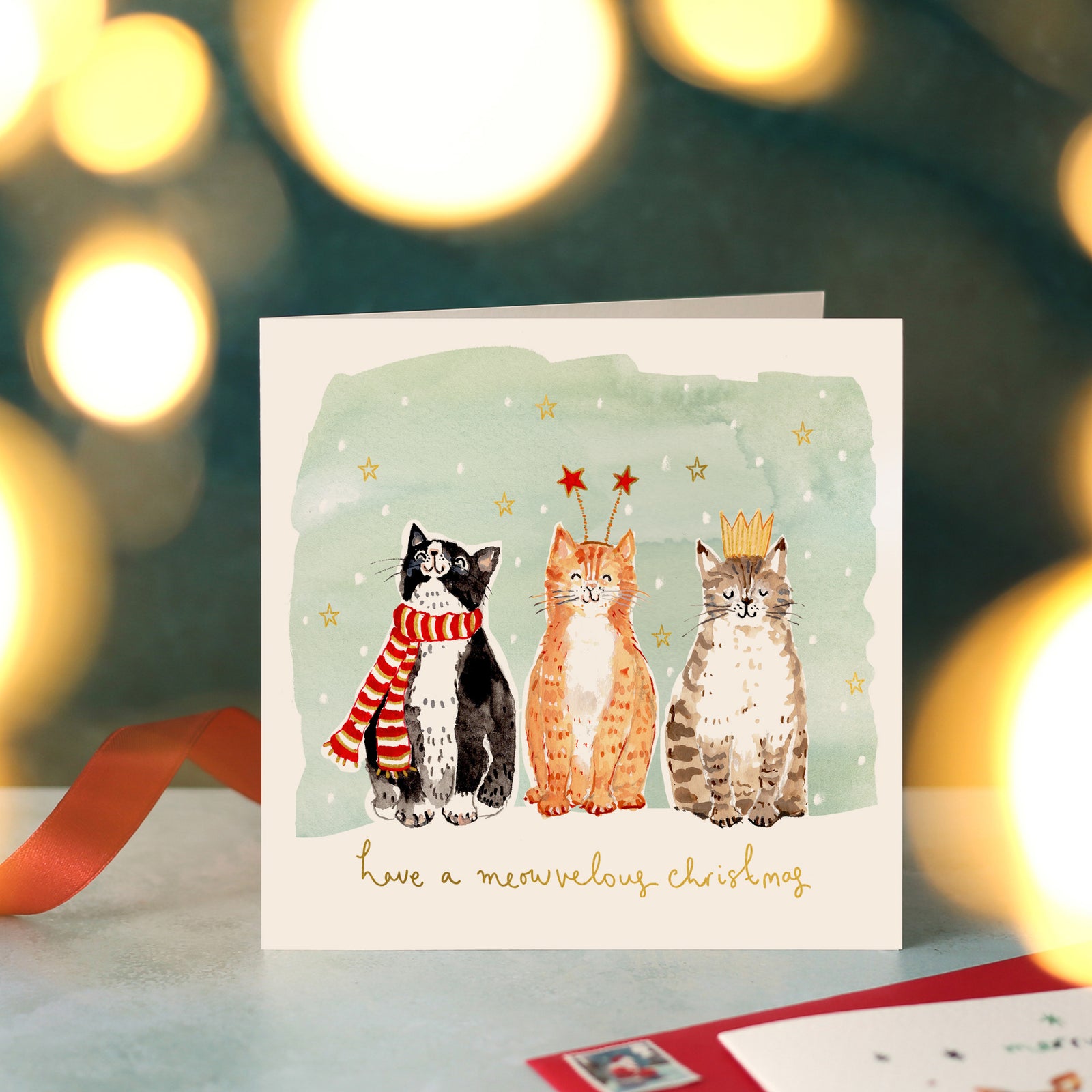 Cats Meowvelous Christmas Card