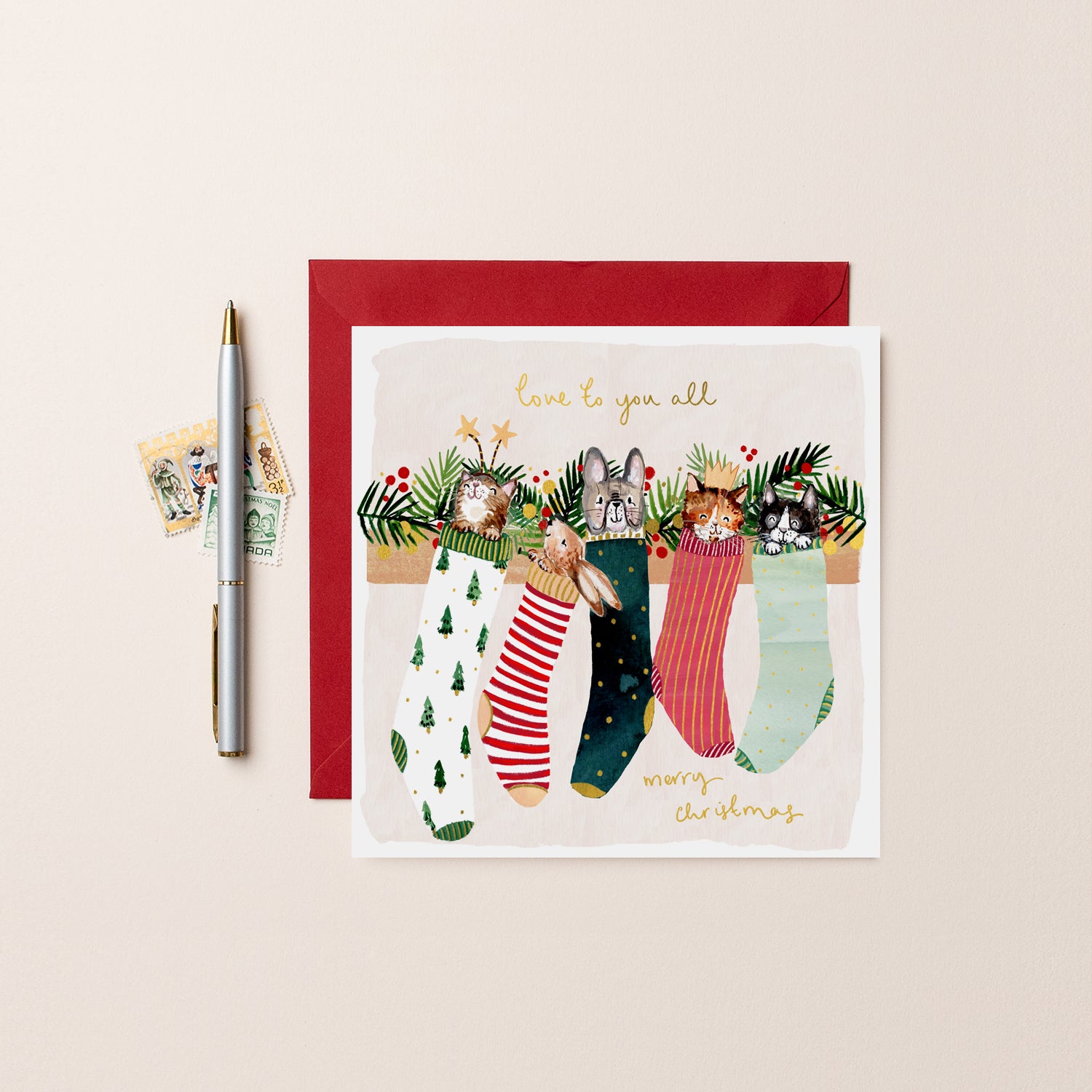 Christmas Cards Bundle - Foiled Festive Christmas Cards