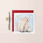 Polar Bears Merry Christmas Daddy Christmas Card