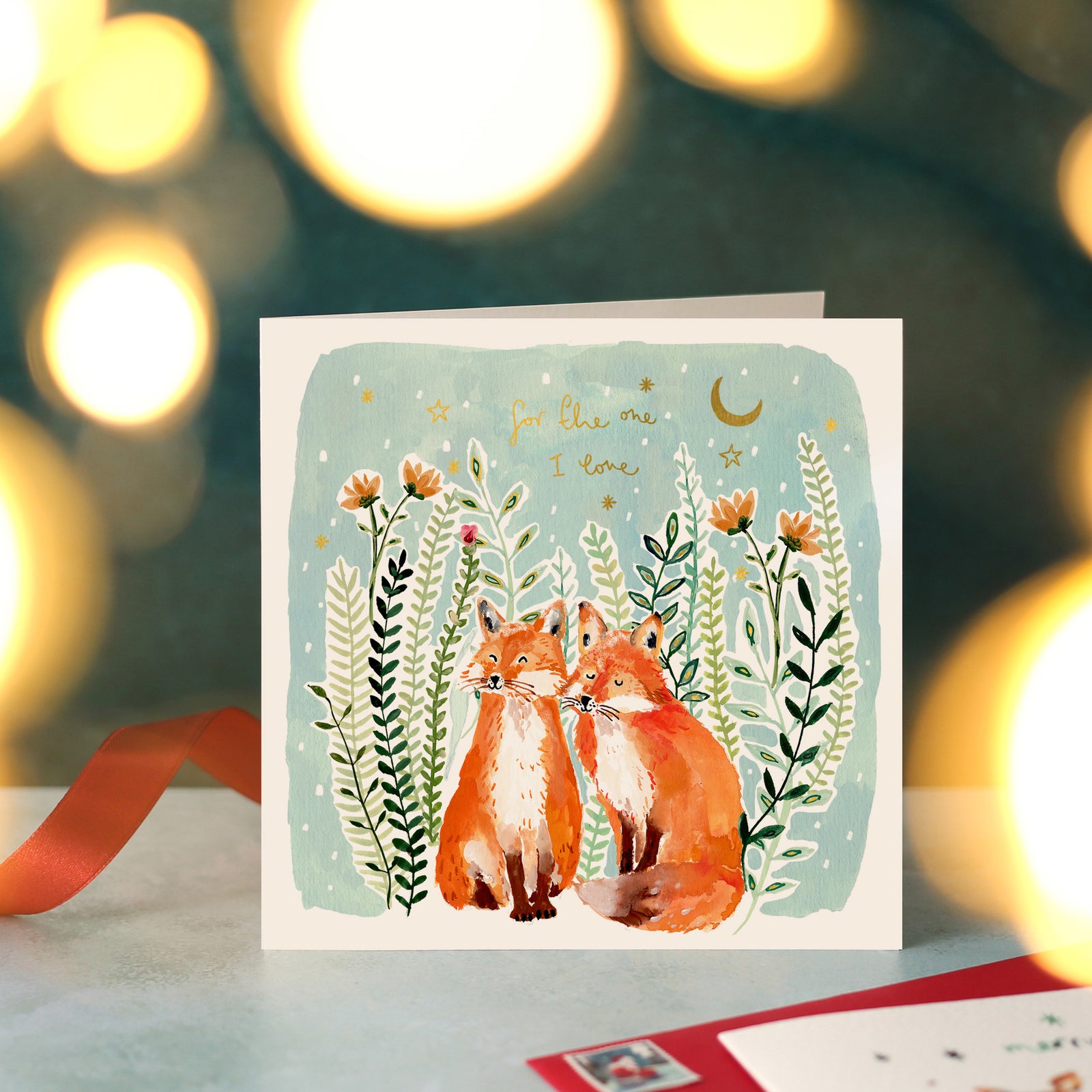 Fox For The One I Love Christmas Card