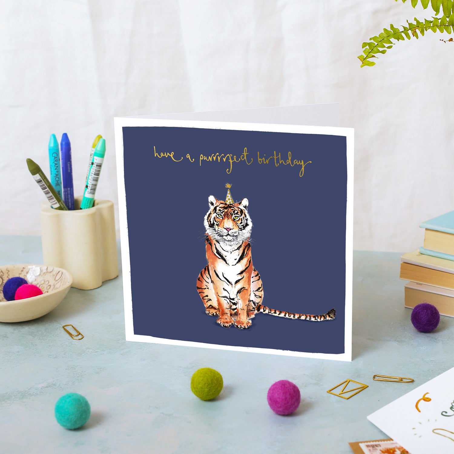 Tiger Birthday Card