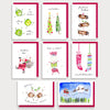 Image of christmas card bundle of festive fun cards