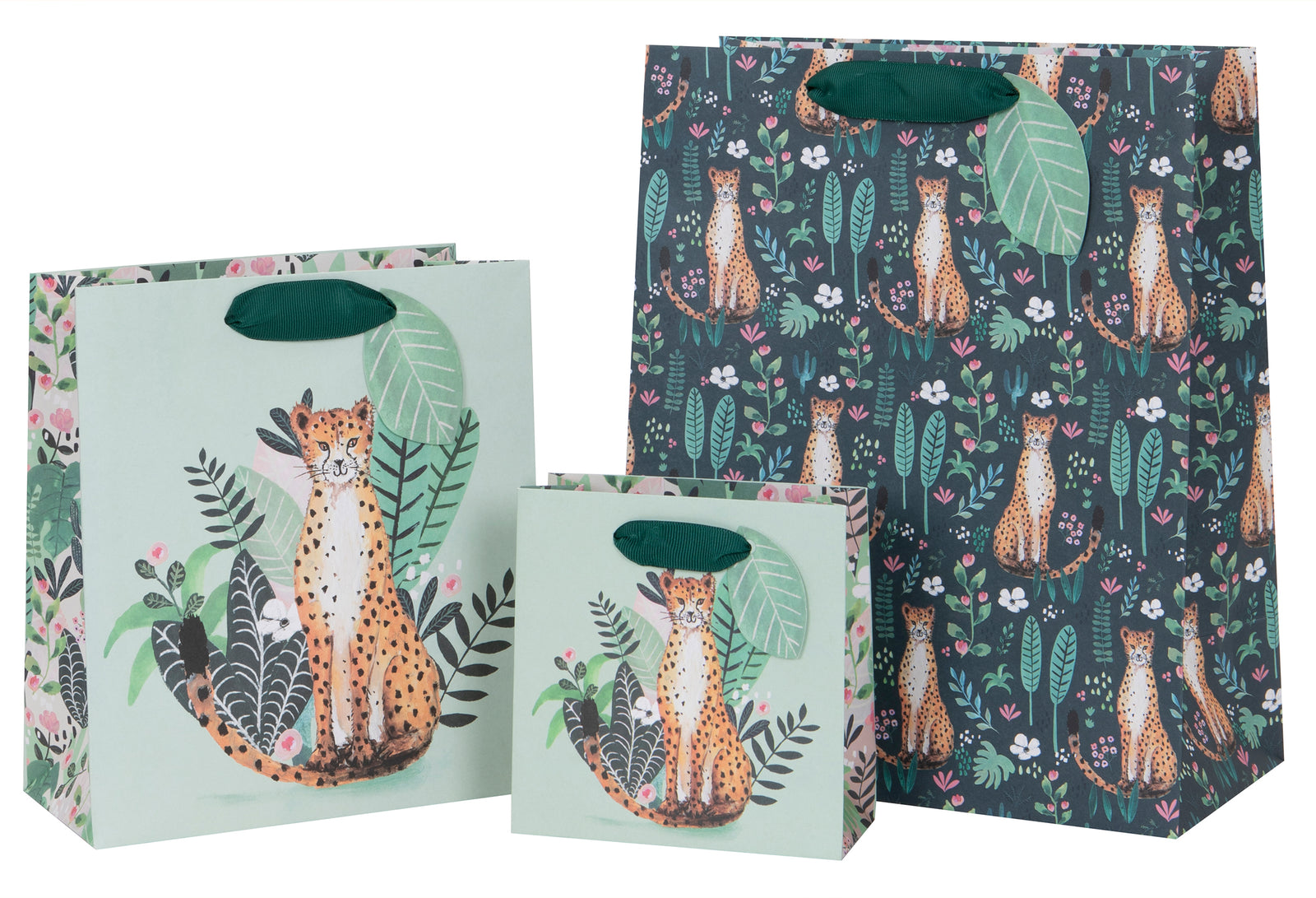 Cheetah Collection Gift Bags