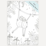 Orangutans Colouring Sheet (Free Printable Download)