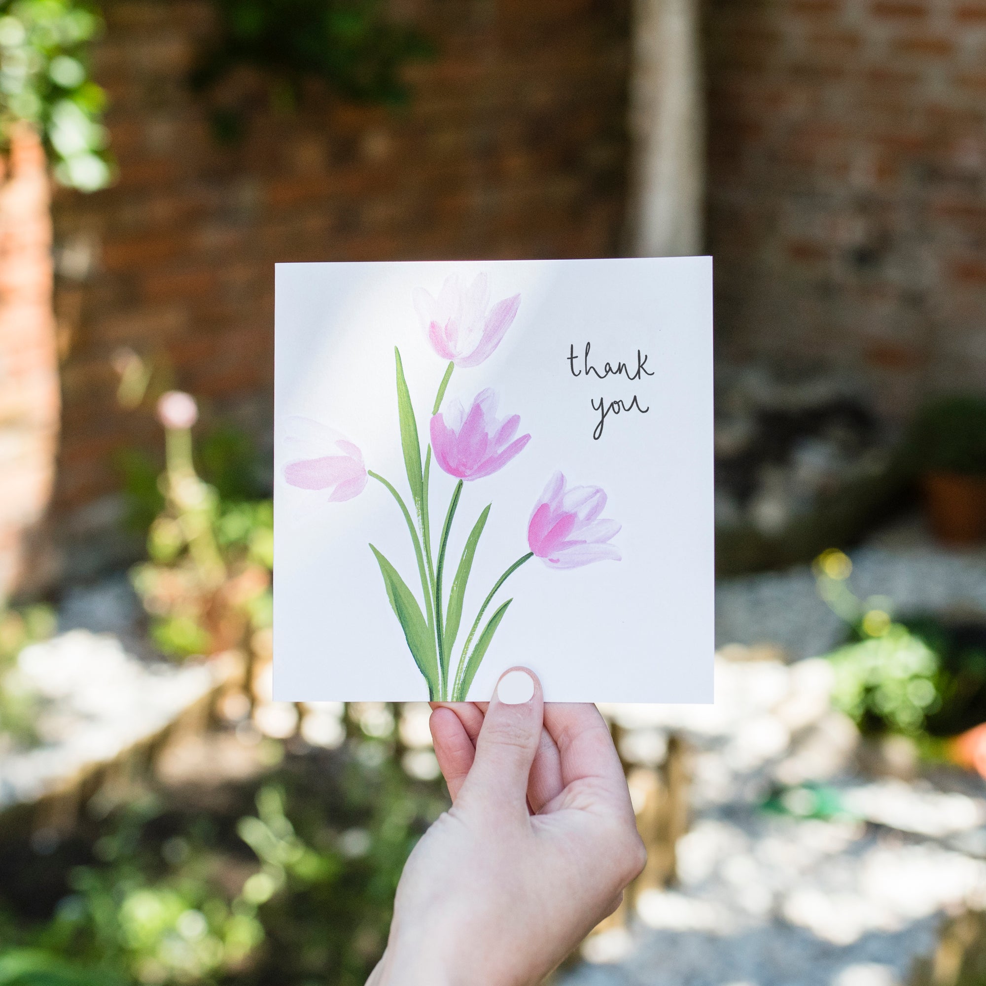 Tulips Thank You Card