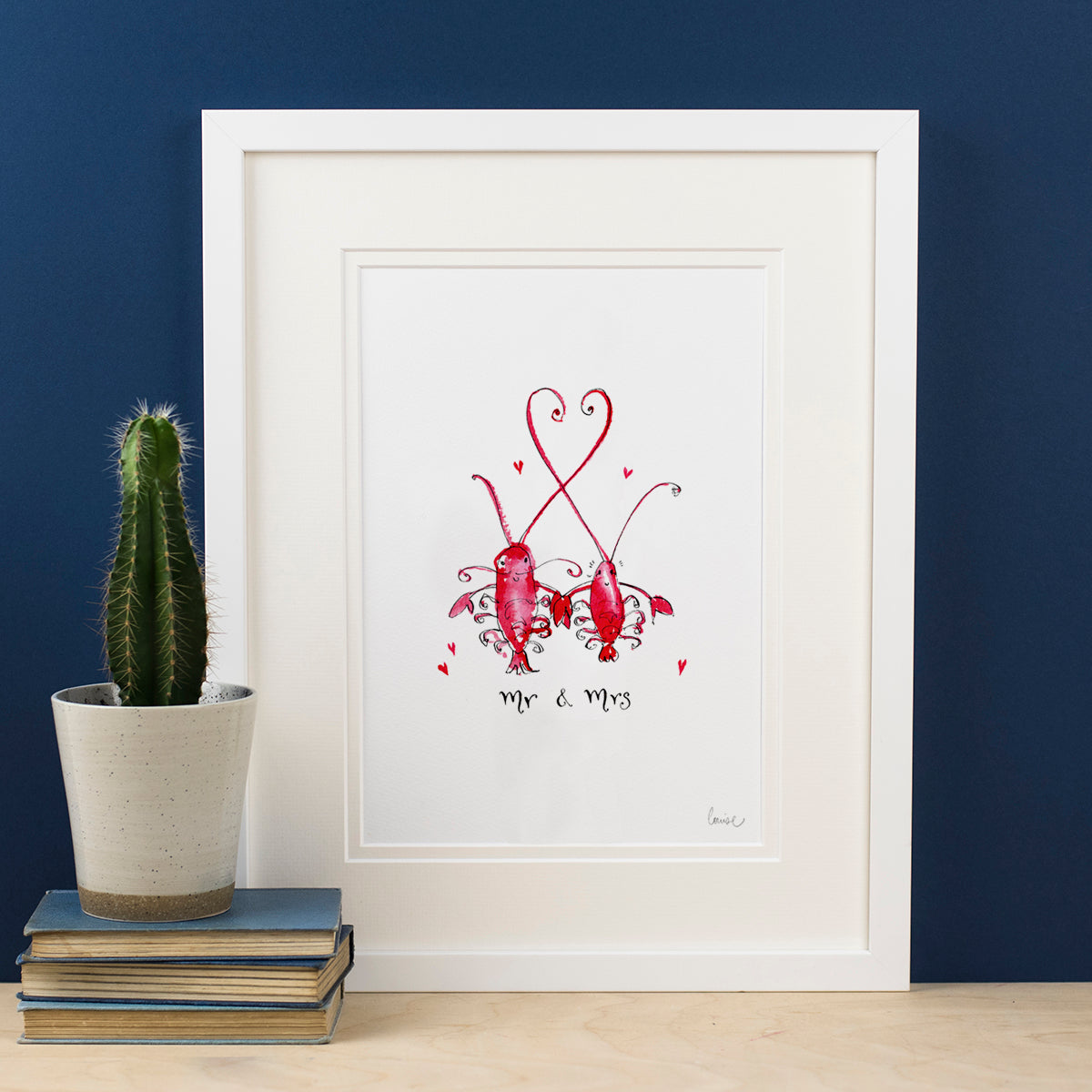 Mr and Mrs Lobsters Print