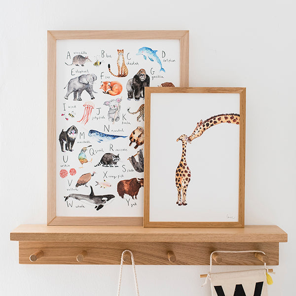 Giraffe Nursery Print