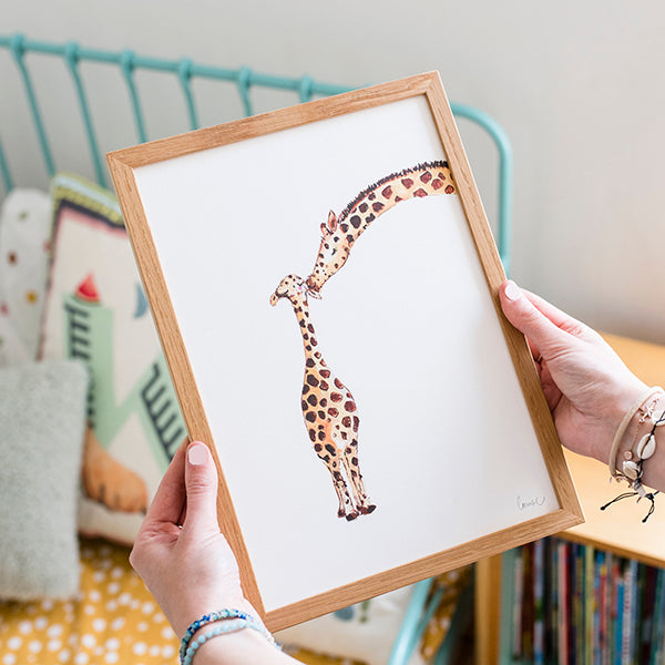 Giraffe Nursery Print