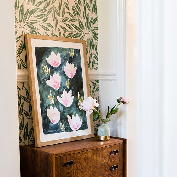 Magnolia Floral Art Print