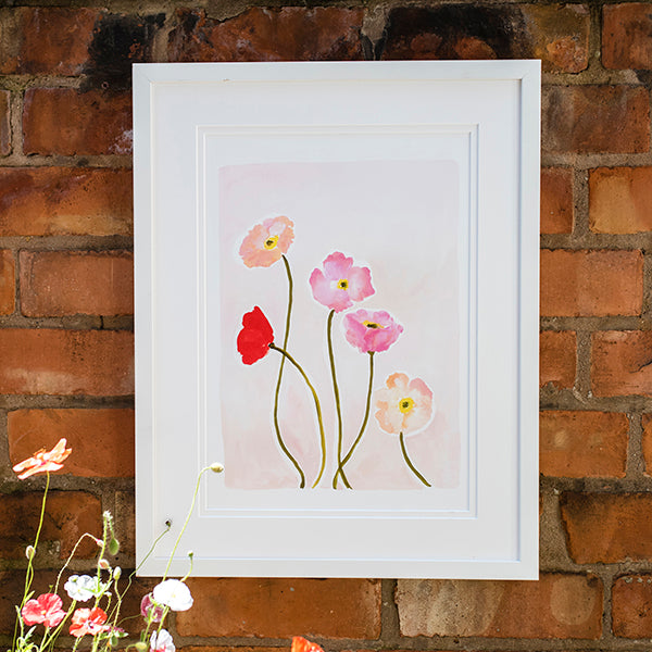 Poppies Floral Art Print