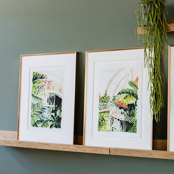 Palm House Interior Art Print