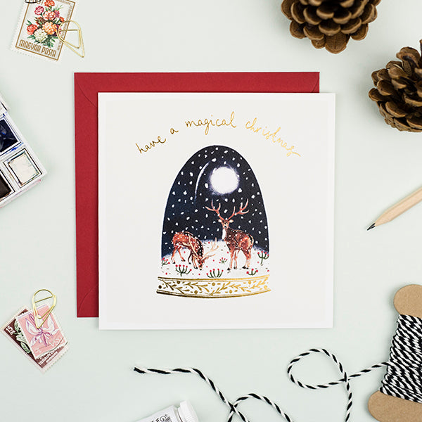 Have a Magical Christmas Snow Globe Card